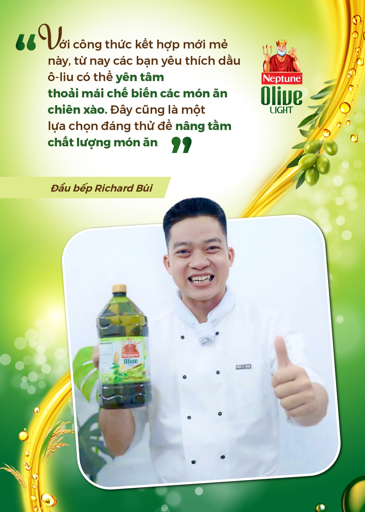 Chef Vũ Xuân Trường sáng tạo món ăn với nguyên liệu chất lượng