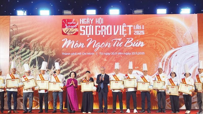 Các nghệ nhân đầu bếp được vinh danh trong một sự kiện ẩm thực lớn